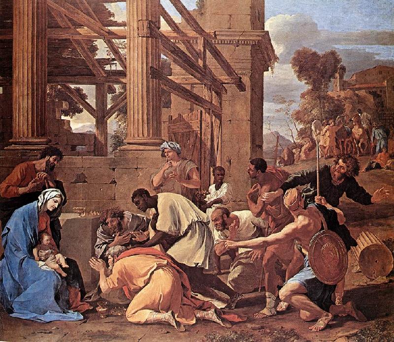 Nicolas Poussin Adoration of the Magi china oil painting image